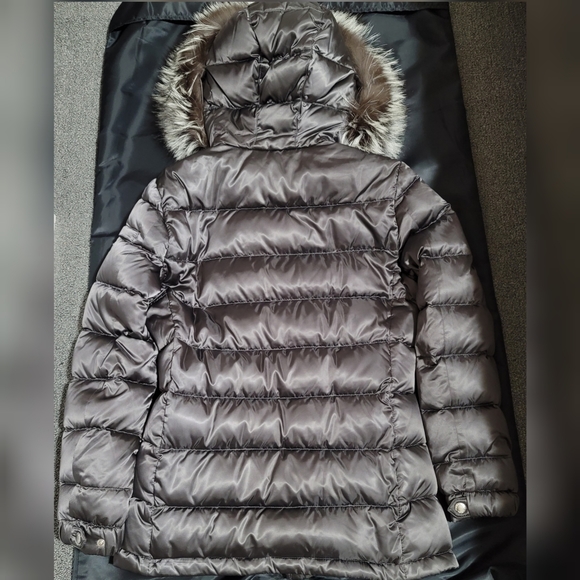 PRADA Silver Grey Puffer Jacket Size 40 - Picture 4 of 14